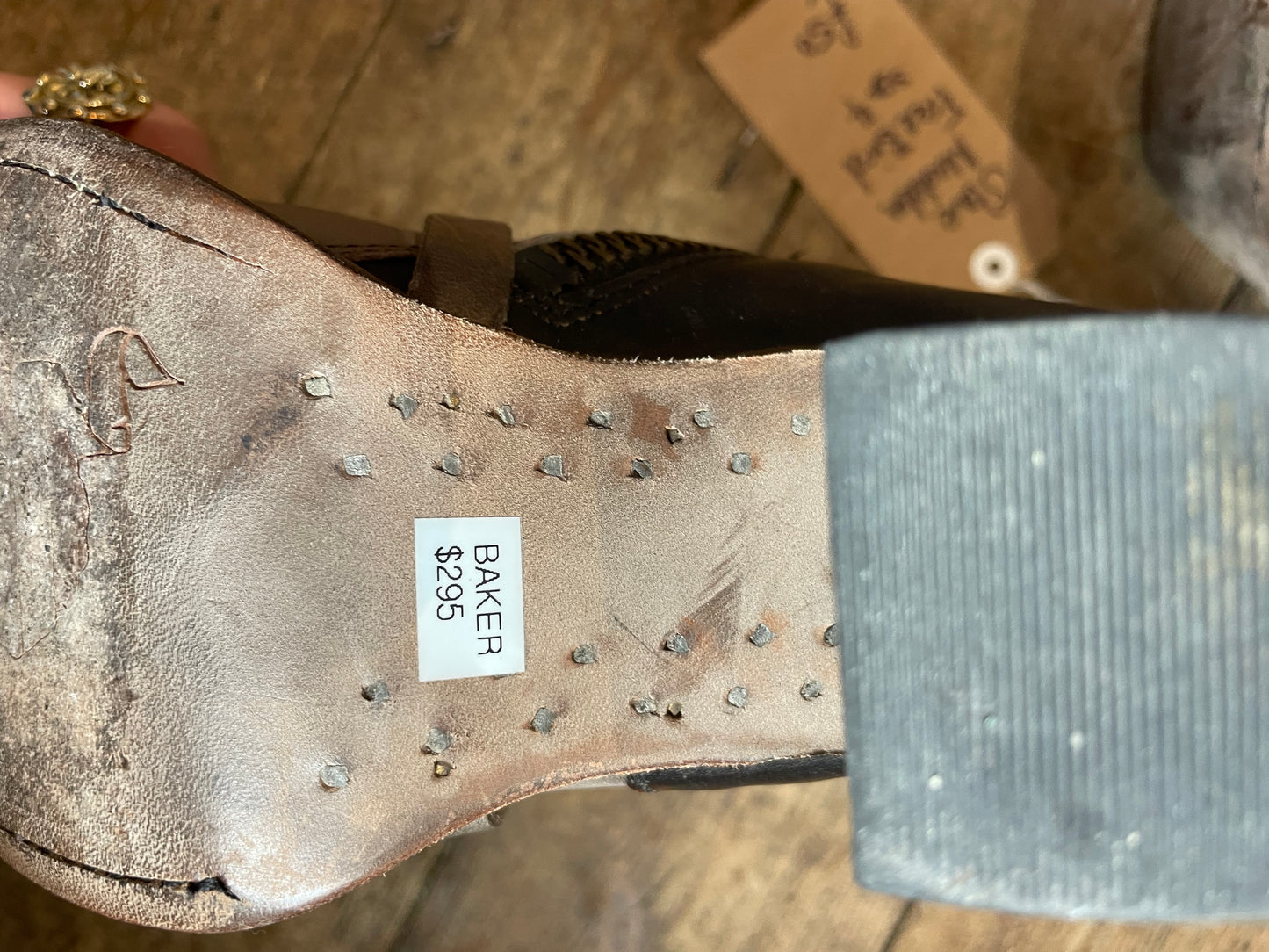 Steve Madden FREEBIRD leather Baker Western Boots size 4