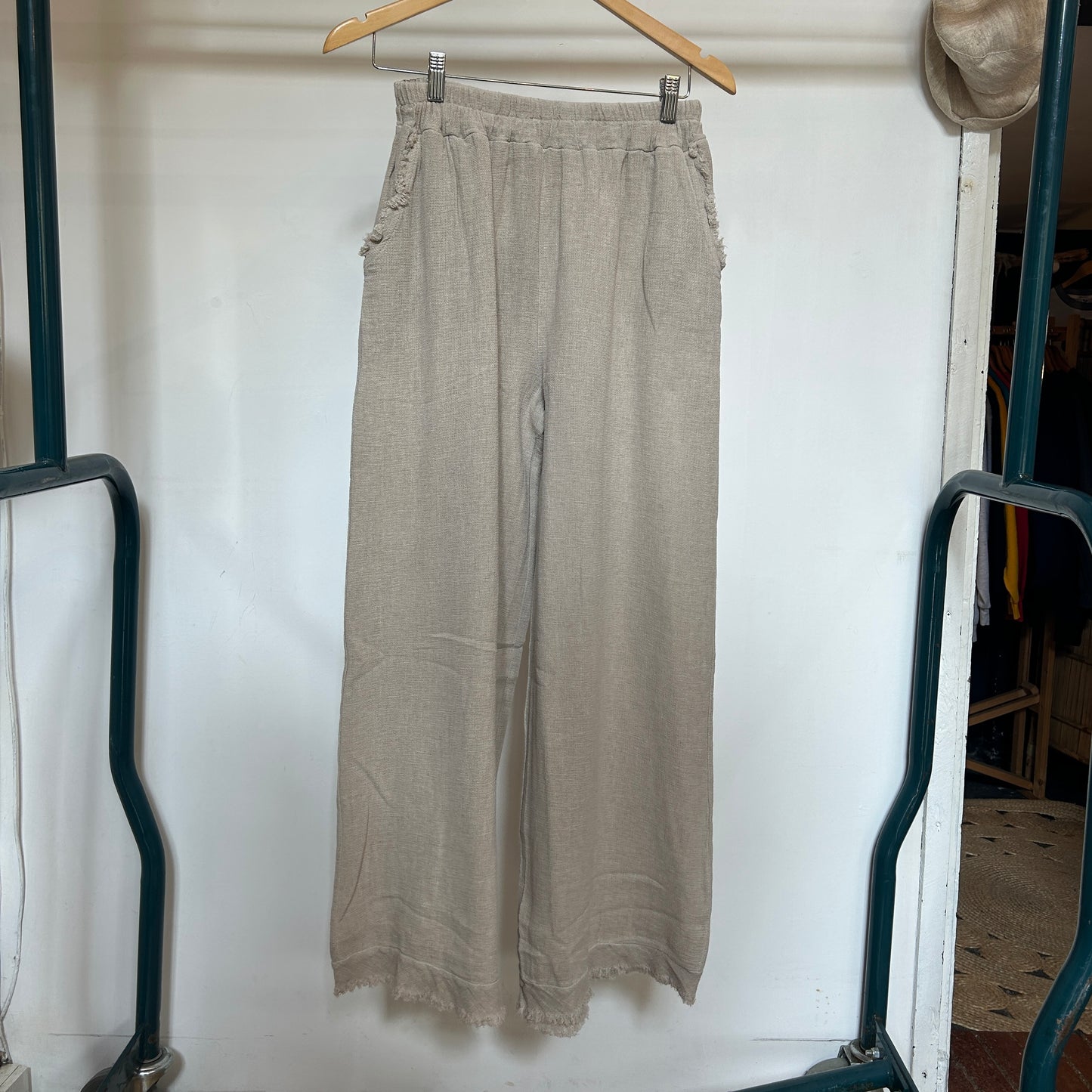 The Waffle Pant in Papyrus