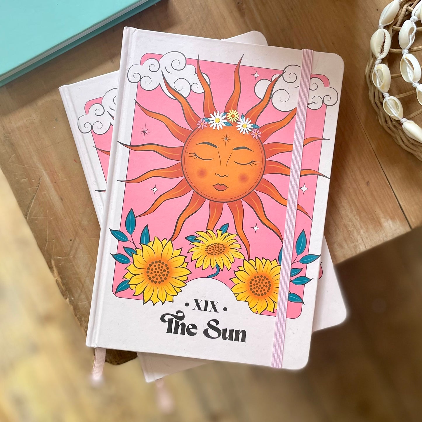 Tarot The Sun Lined A5 Notebook