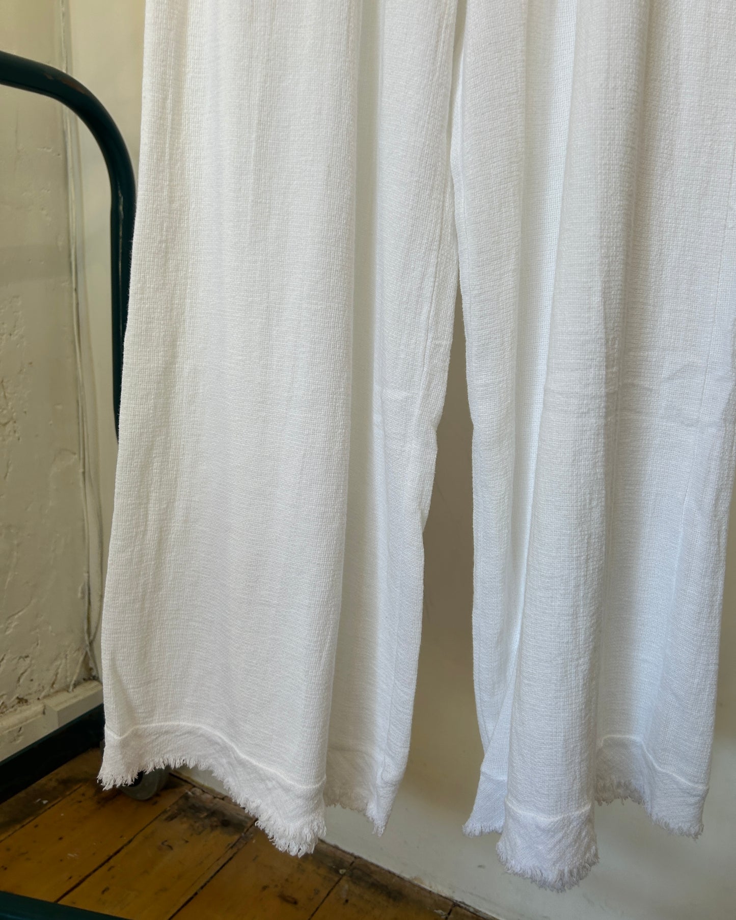 The Waffle Pant in Santorini White