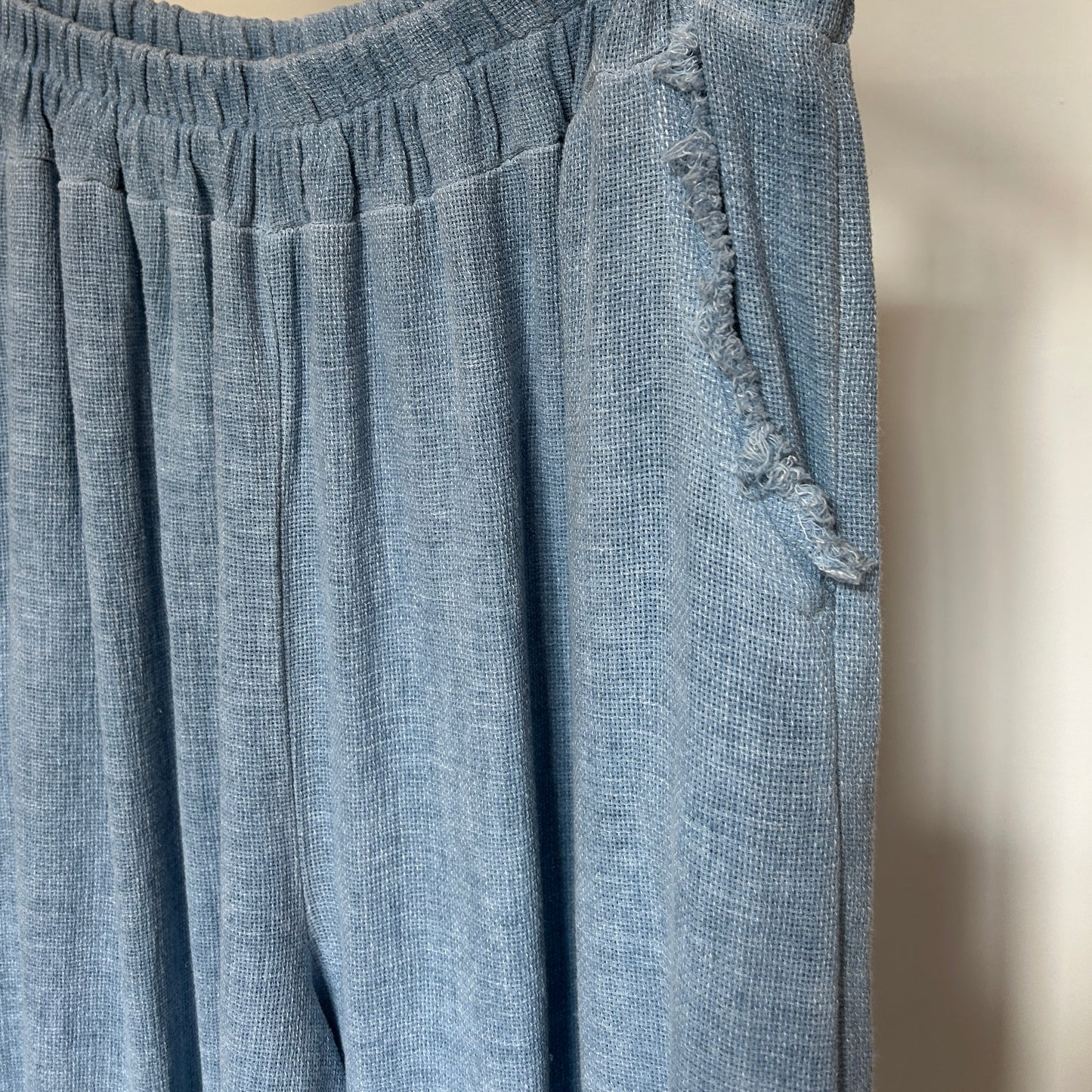 The Waffle Pant in Seafoam
