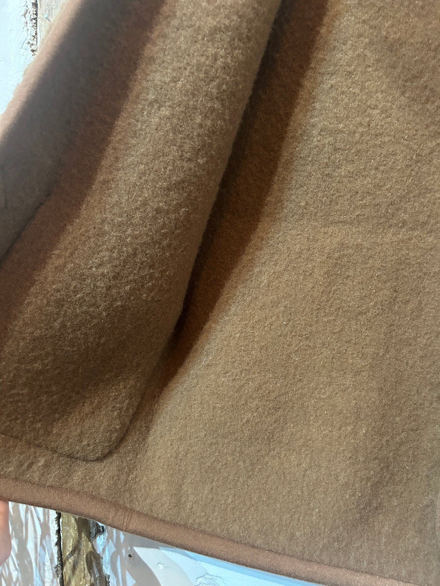 Natural Wool Pile Vest