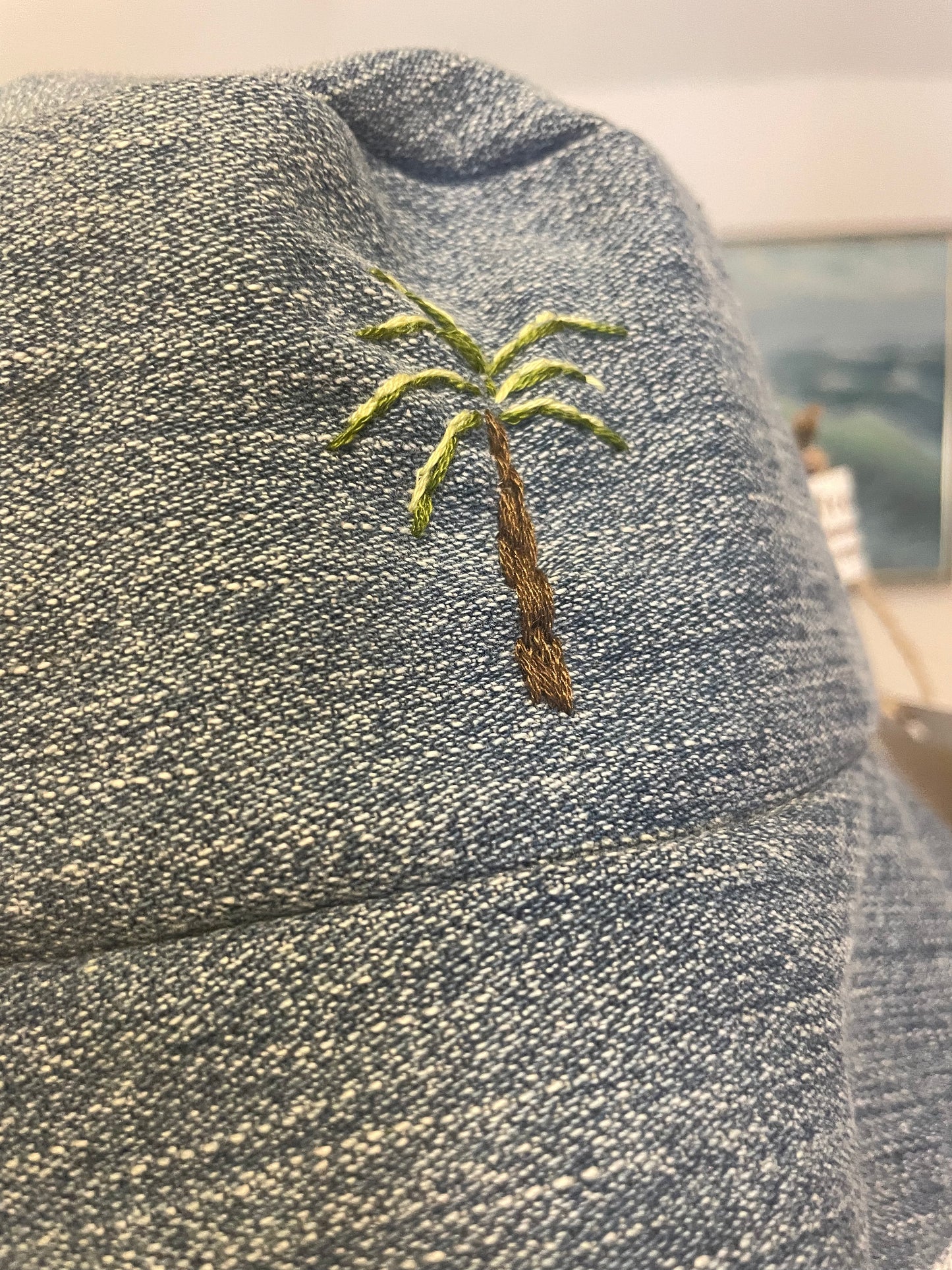 Saffron Skies Reworked denim Surf Hat