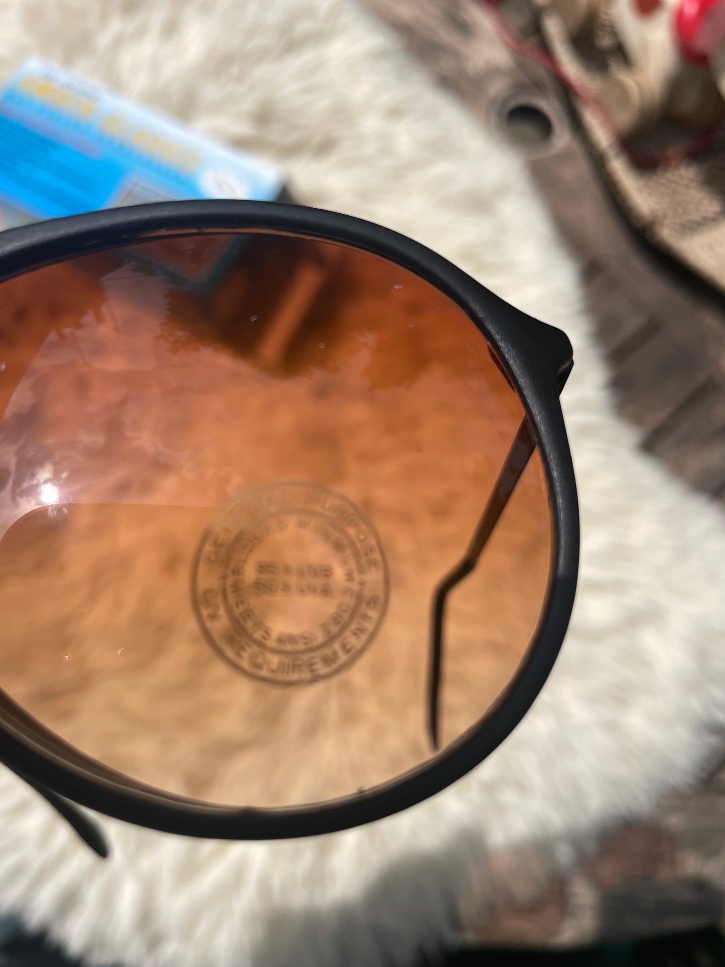 Rims deadstock 80s Amber & Yellow sunglasses