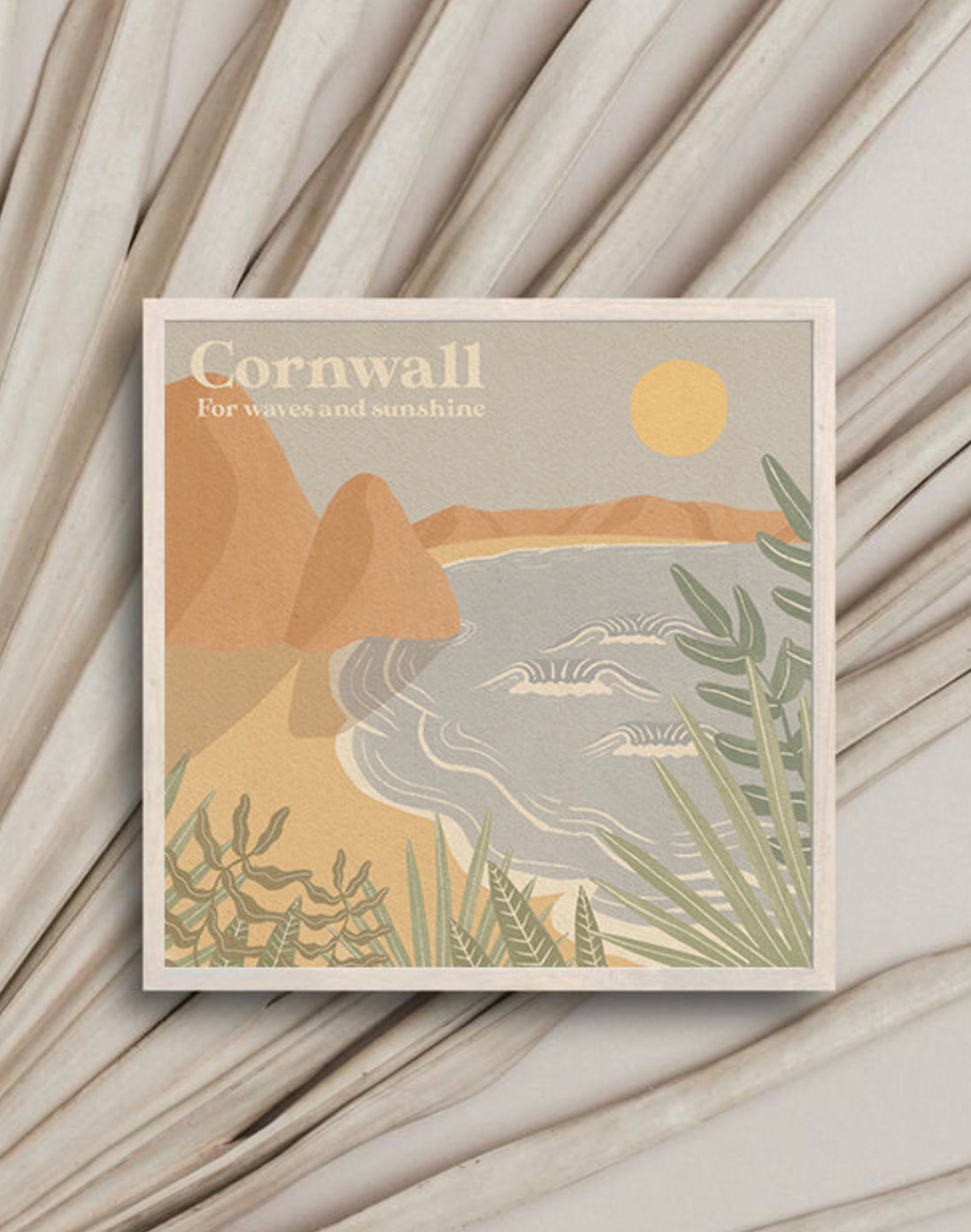 Roam Slow Studio Cornwall Square art print