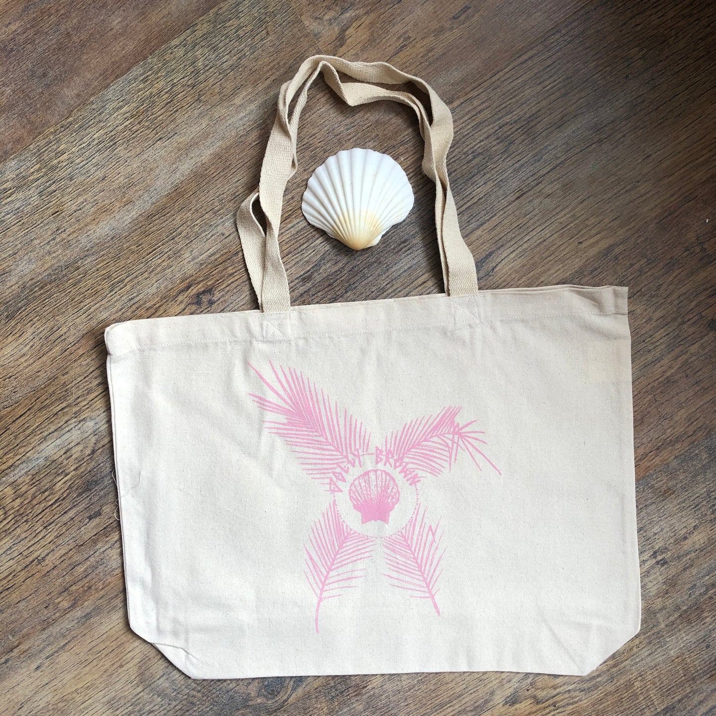 Jolly Brown fair trade Cotton Shopper