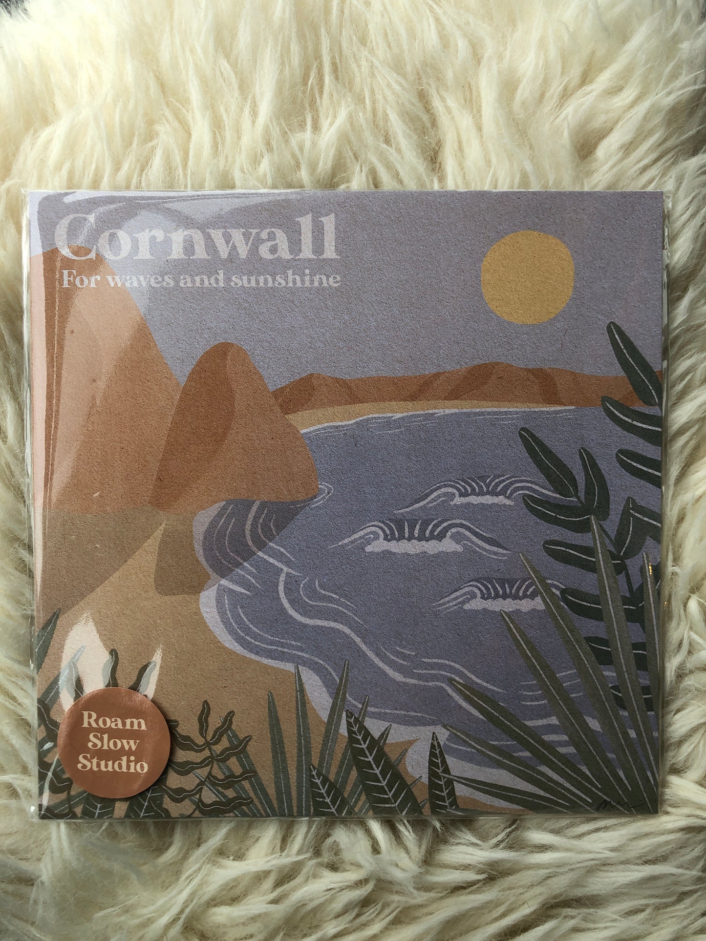 Roam Slow Studio Cornwall Square art print