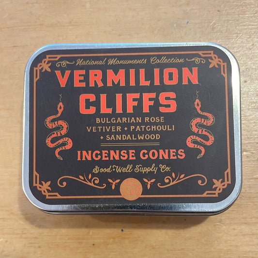 Good & Well  VERMILION CLIFFS Natural Incense Cones