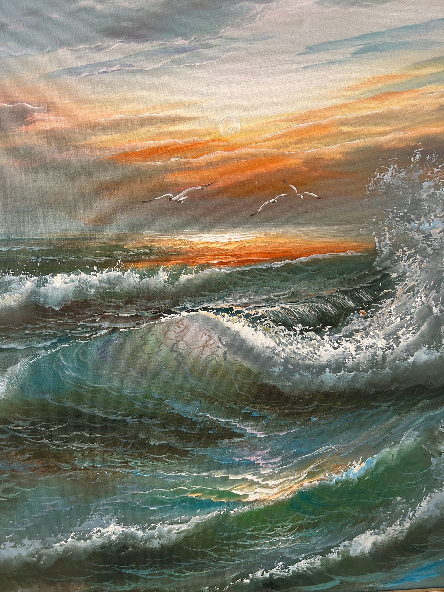 Oil on Canvas - sea scape