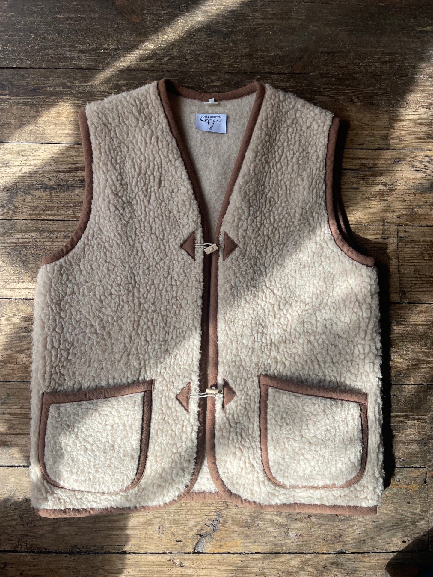 *PREORDER* Wool Vest in Natural