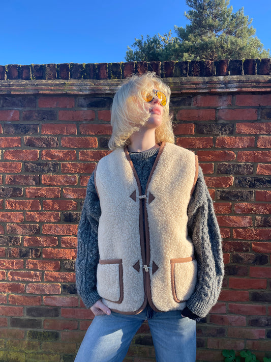 *PREORDER* Wool Vest in Natural