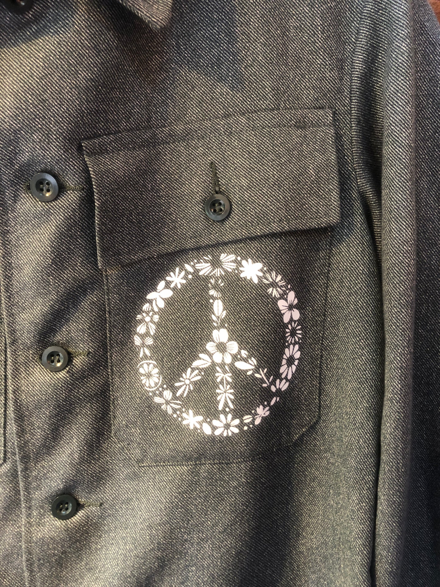 Peace sign jacket