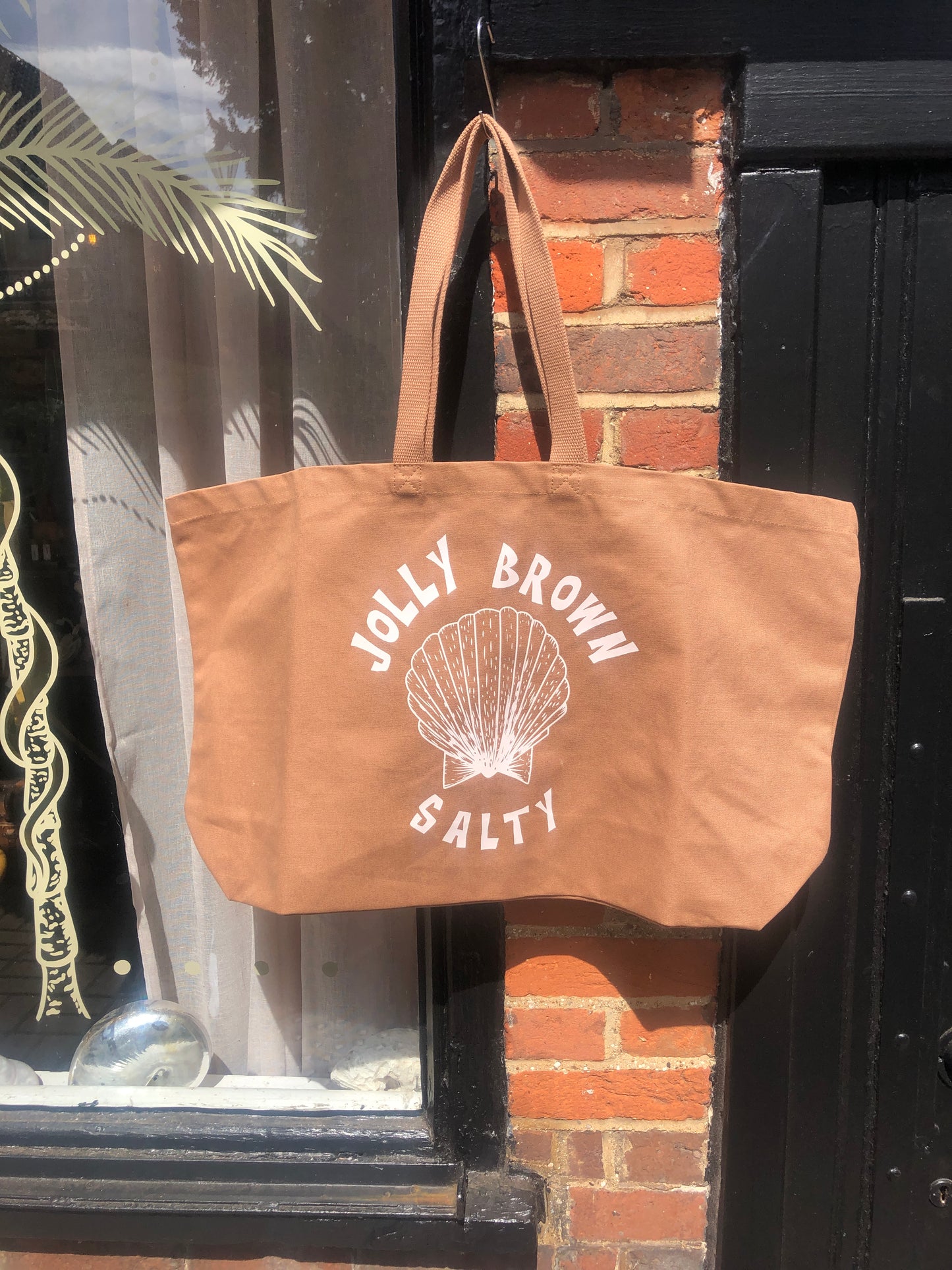 Jolly brown “ Salty” Tote Bag