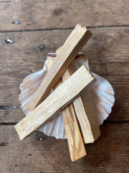 Ethically harvested Palo Santo cleansing sticks