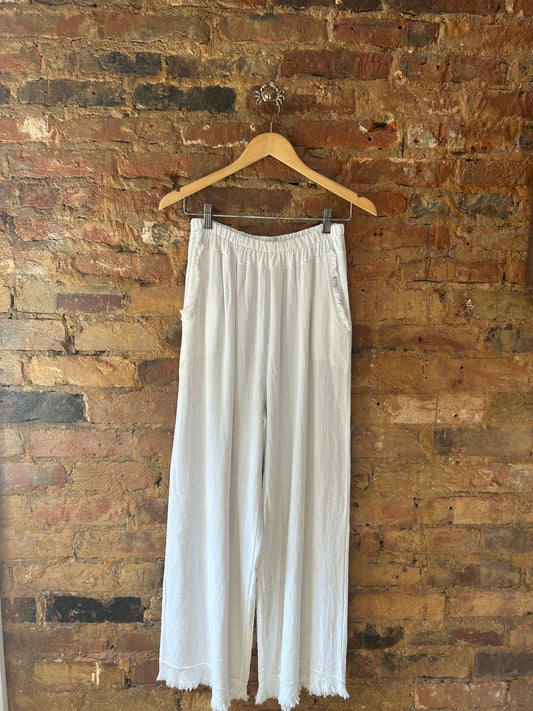 White Linen trousers
