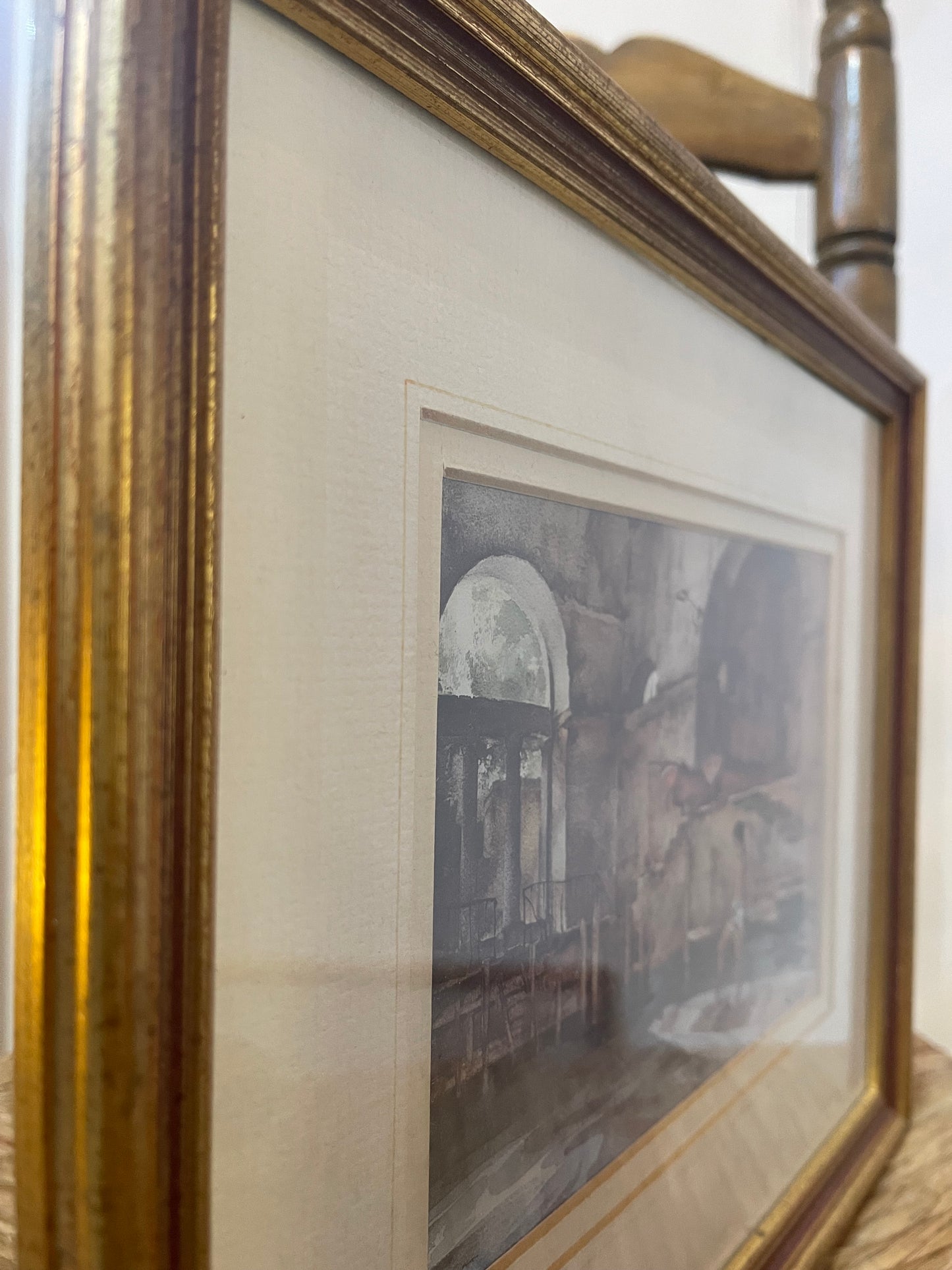 The Marchesa's Boathouse print by Sir William Russell framed print