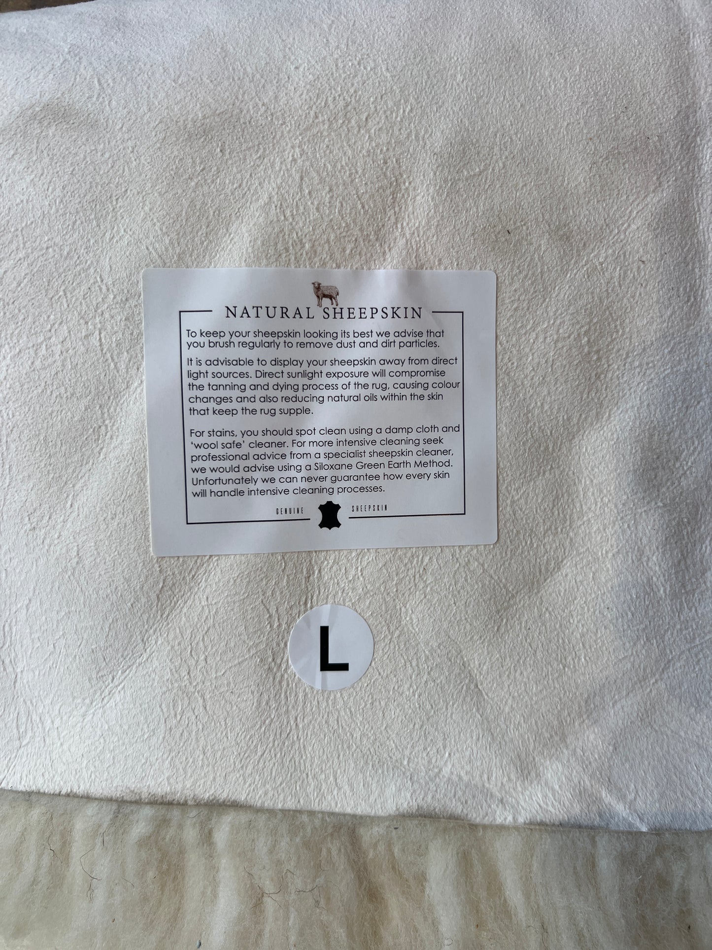 Sheepskin large