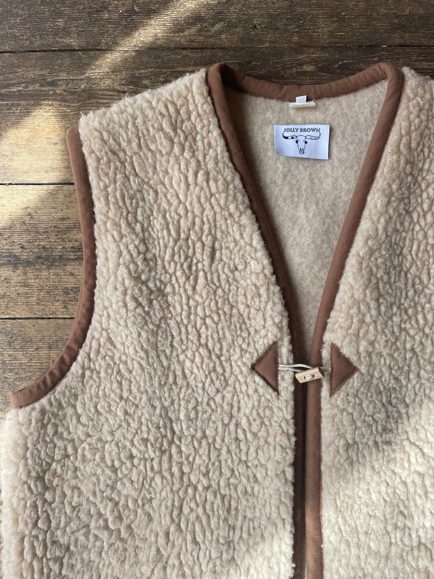 *PREORDER* Wool Vest in Natural