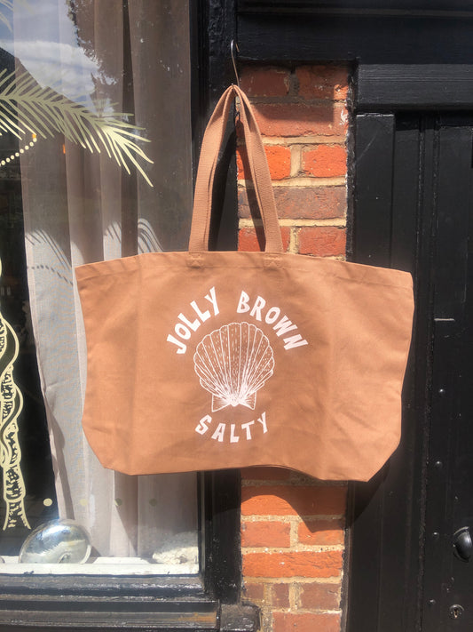 Jolly brown “ Salty” Tote Bag