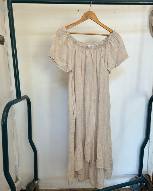 The Bardot dress in Papyrus