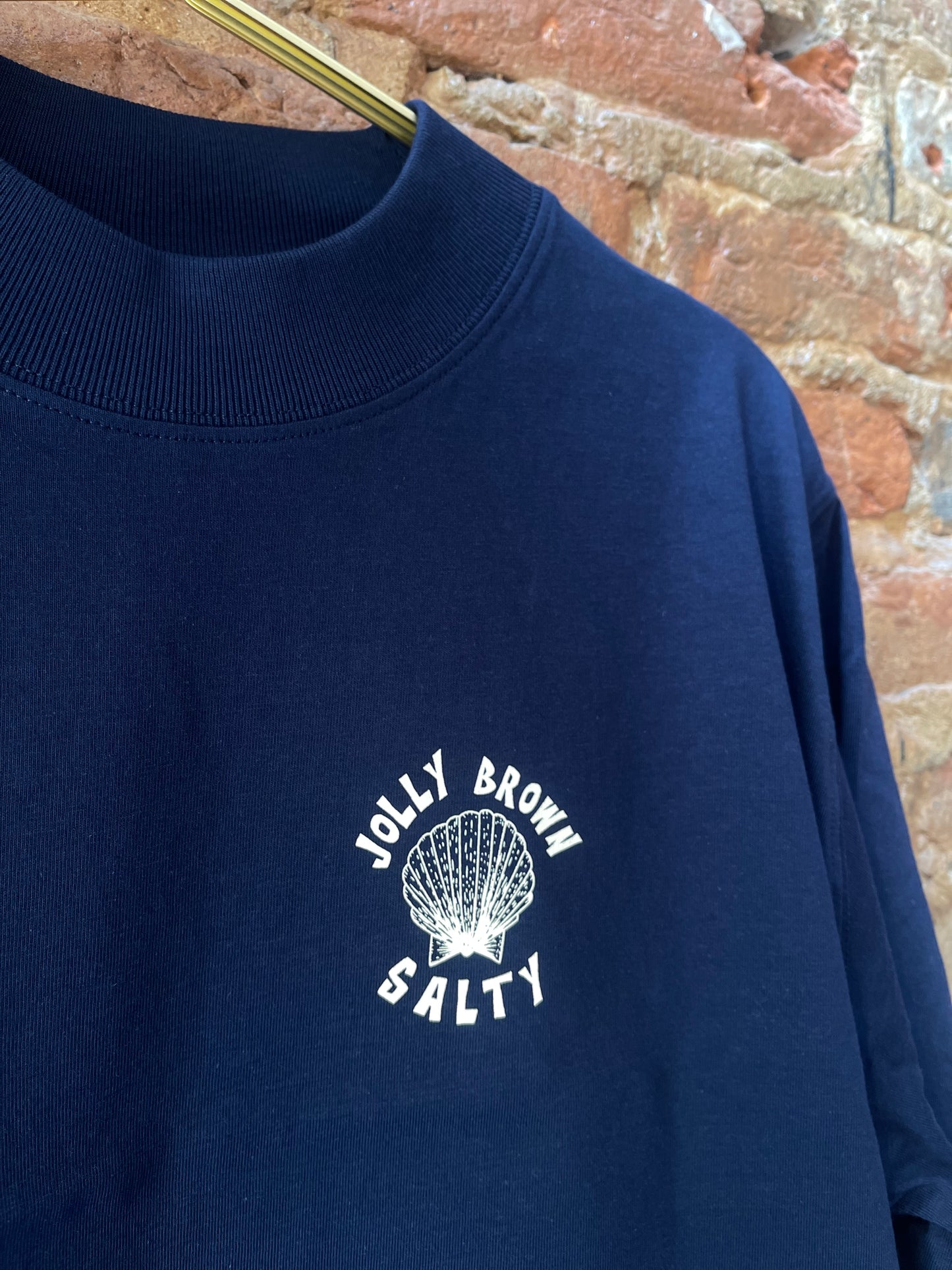 Organic Jolly Brown summer Salty Boat Boxy oversized T-shirt