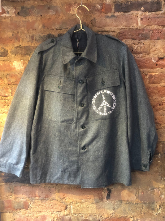 Peace sign jacket