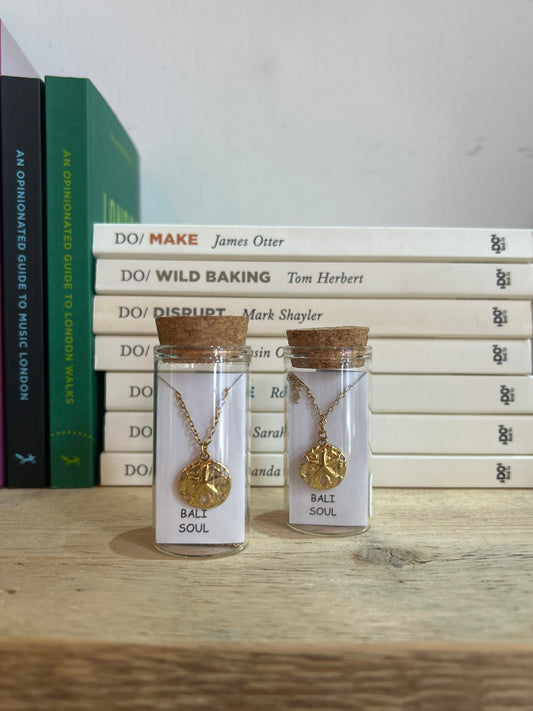 Bali soul sand dollar necklace