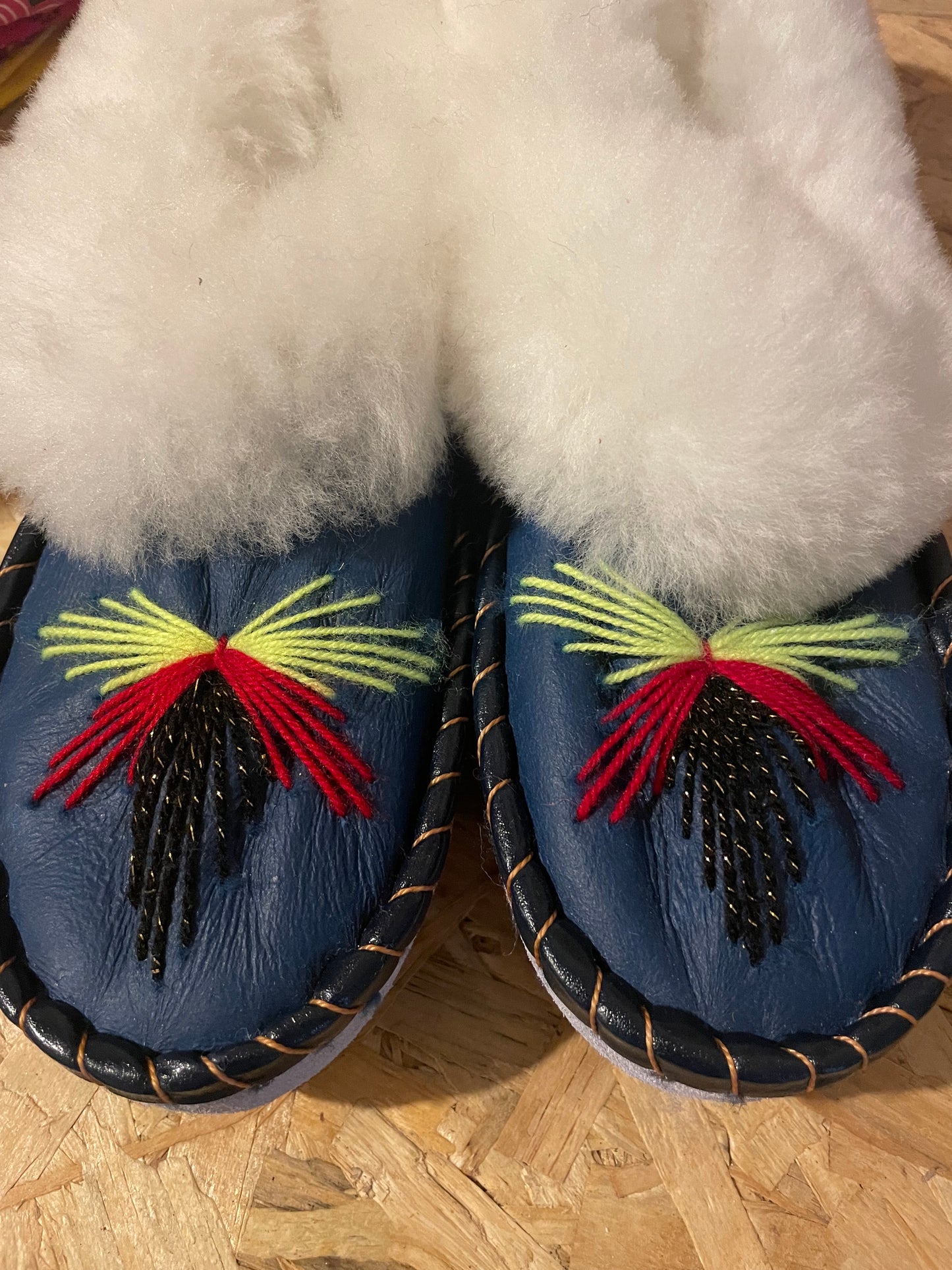 Polish Artisan Embroidered Slippers
