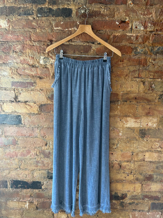 Lighter blue linen trousers