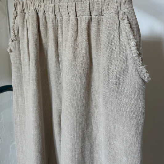 The Waffle Pant in Papyrus
