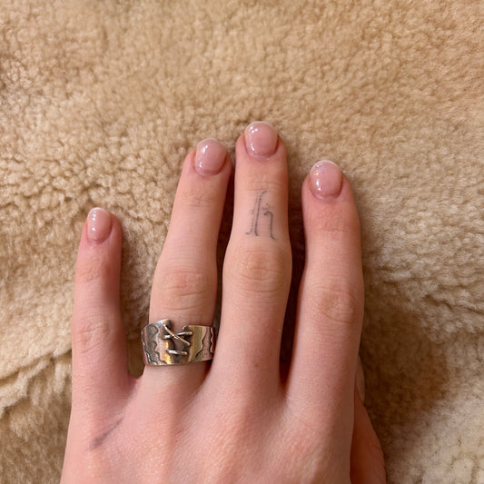 925 silver Bodice Ring