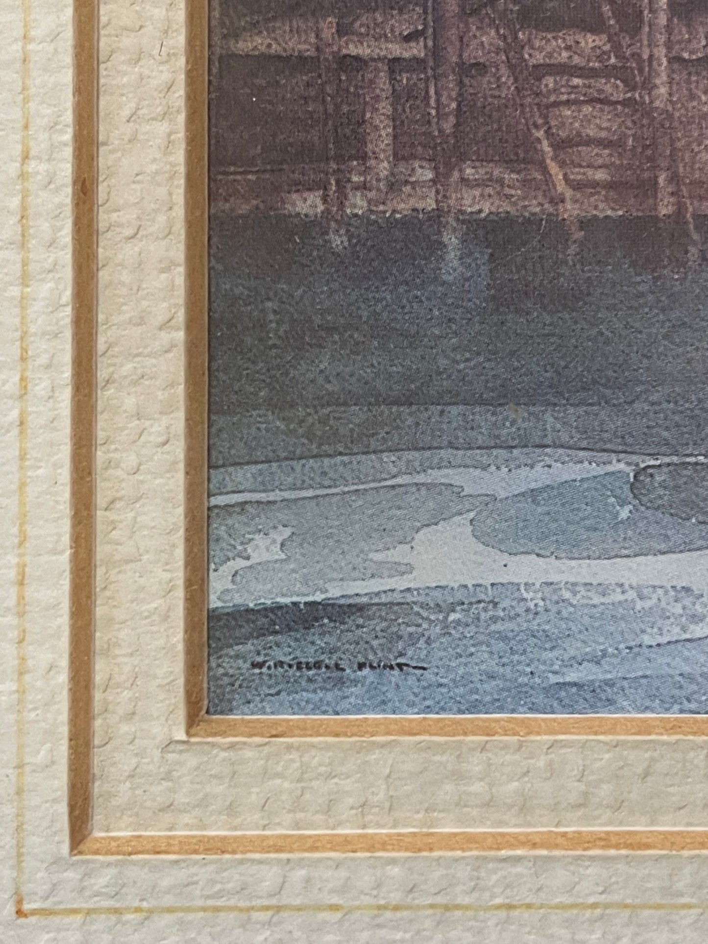 The Marchesa's Boathouse print by Sir William Russell framed print