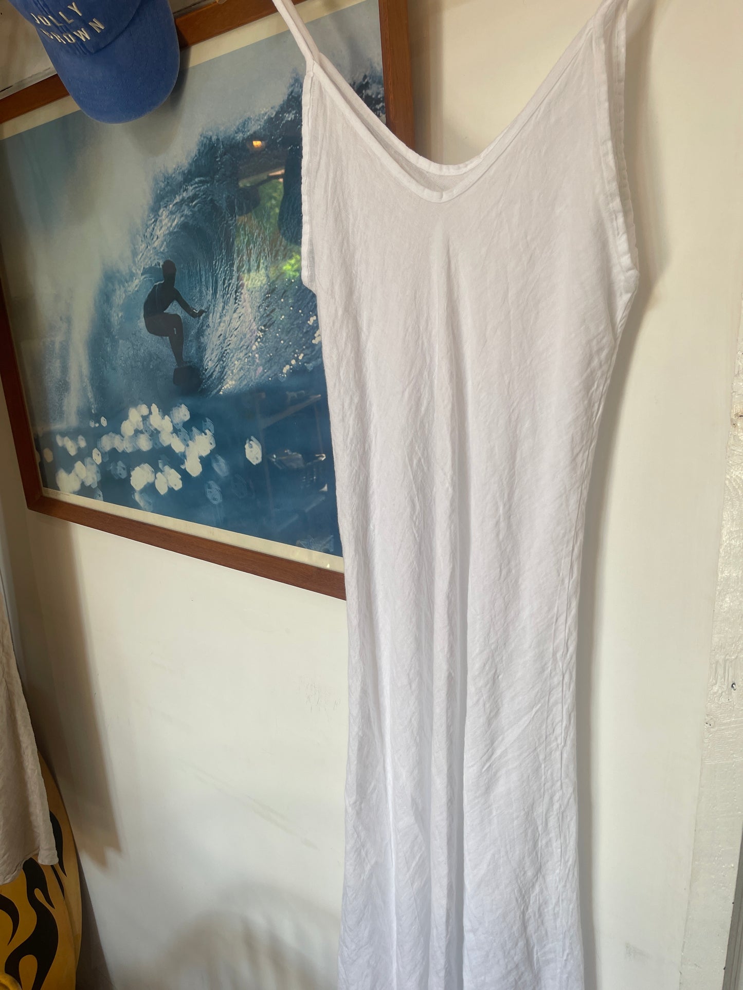 Bias Cut 100% linen Slip dress