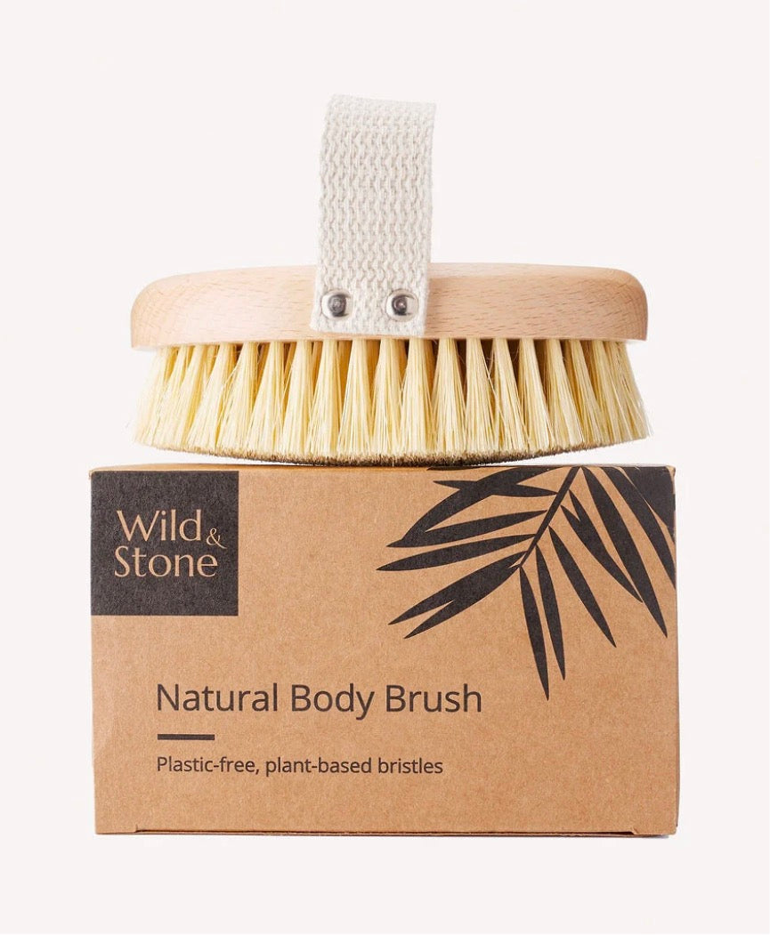 NATURAL BRISTLE DRY BODY BRUSH