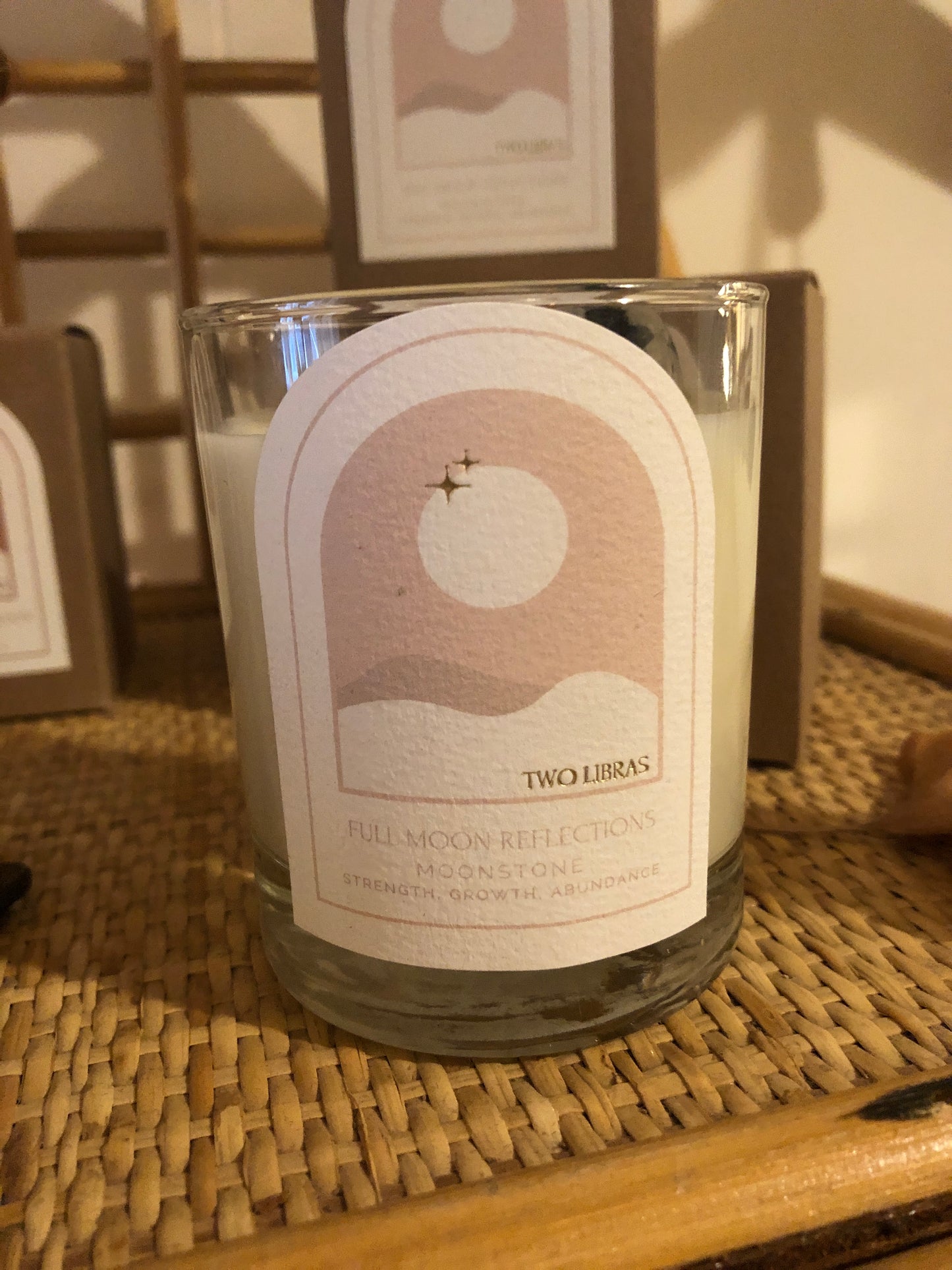 Two Libras ‘Full Moon’ candle