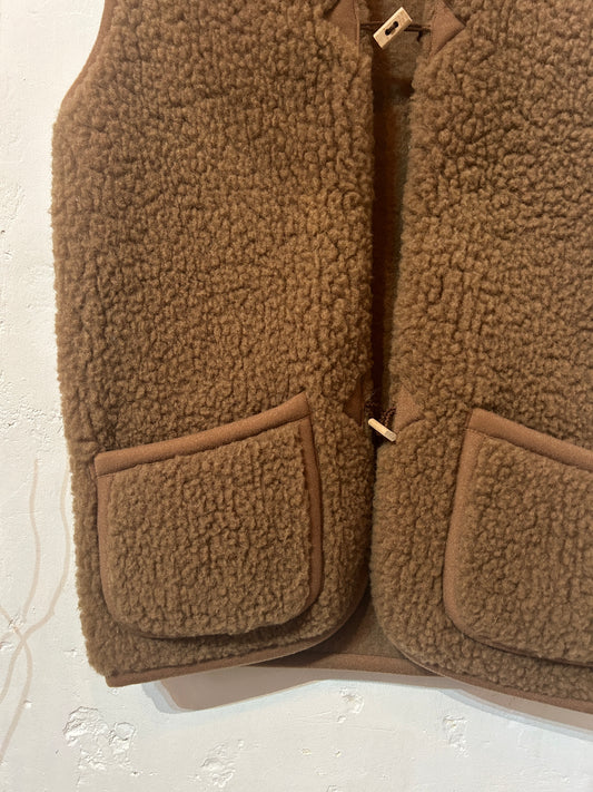 Natural Wool Pile Vest