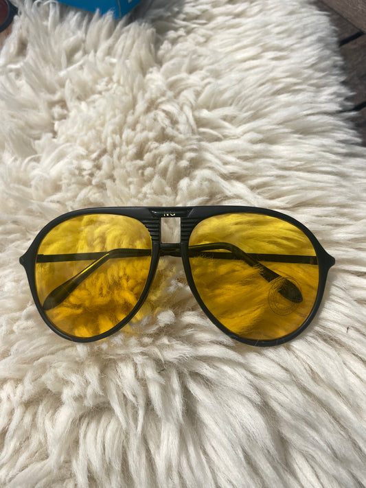 Rims deadstock 80s Amber & Yellow sunglasses