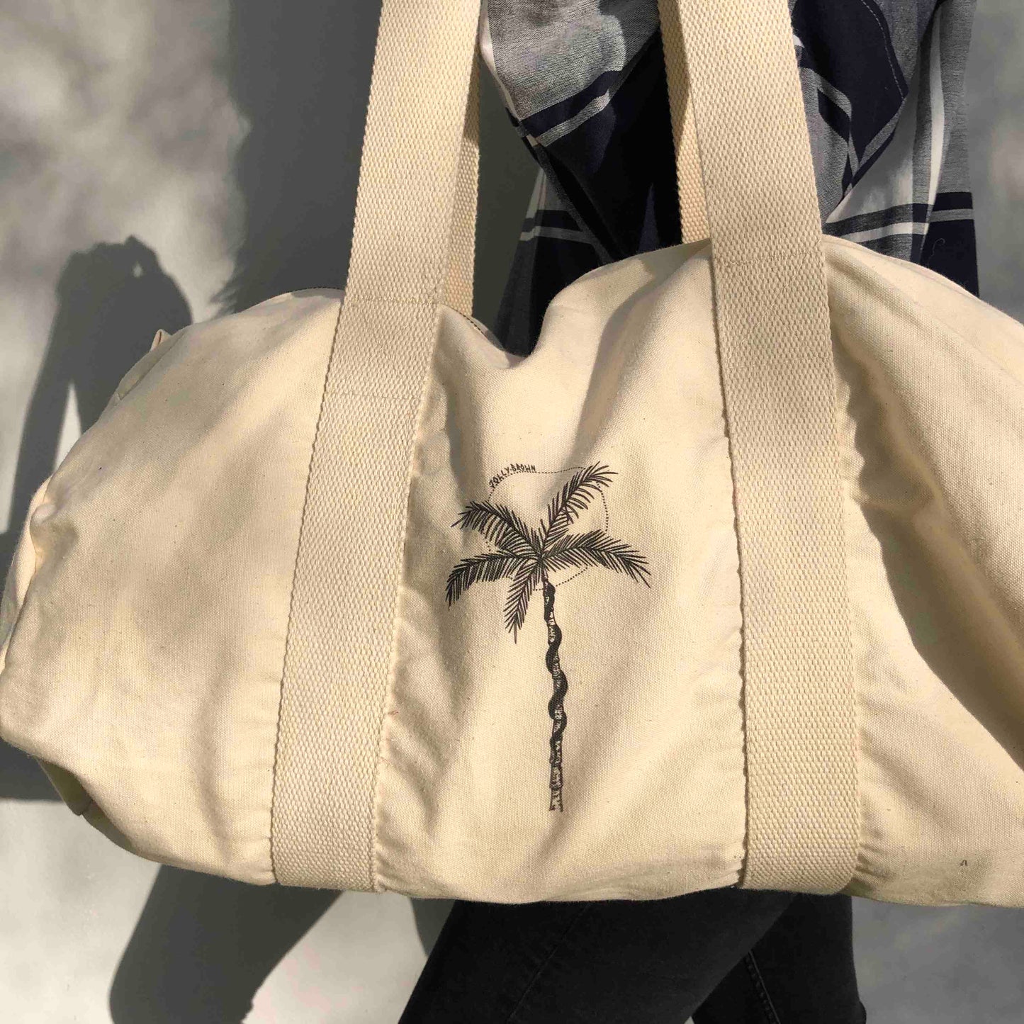 Own brand Organic cotton shoulder Kit bag