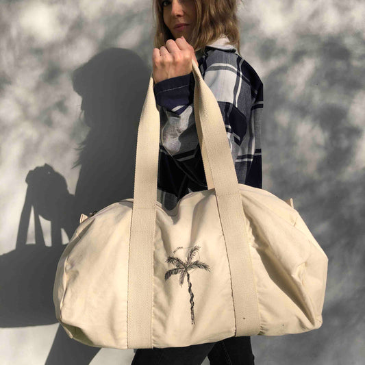 Own brand Organic cotton shoulder Kit bag