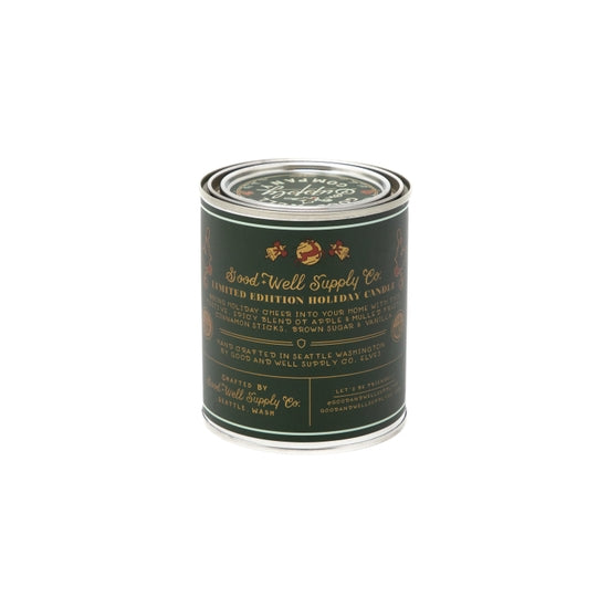 Good & Well Holiday Cheer Mulled Cider Candle Tin