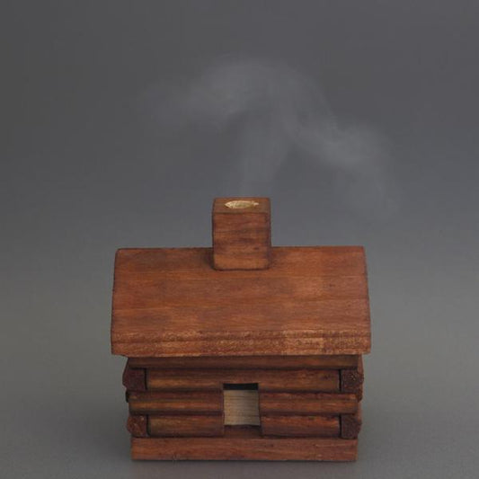 Paine's Log Cabin Incense Burner