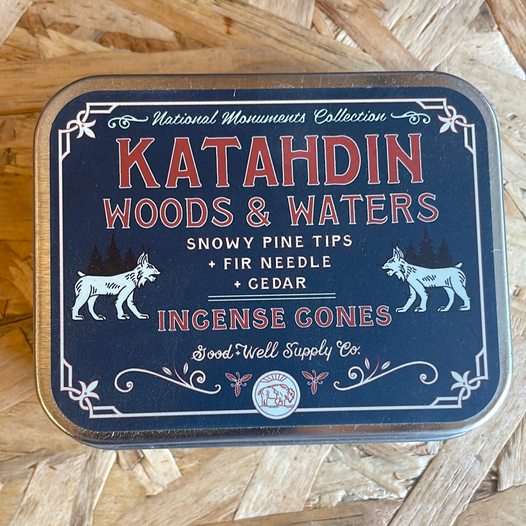 Good & Well  KATAHDIN Natural Incense Cones