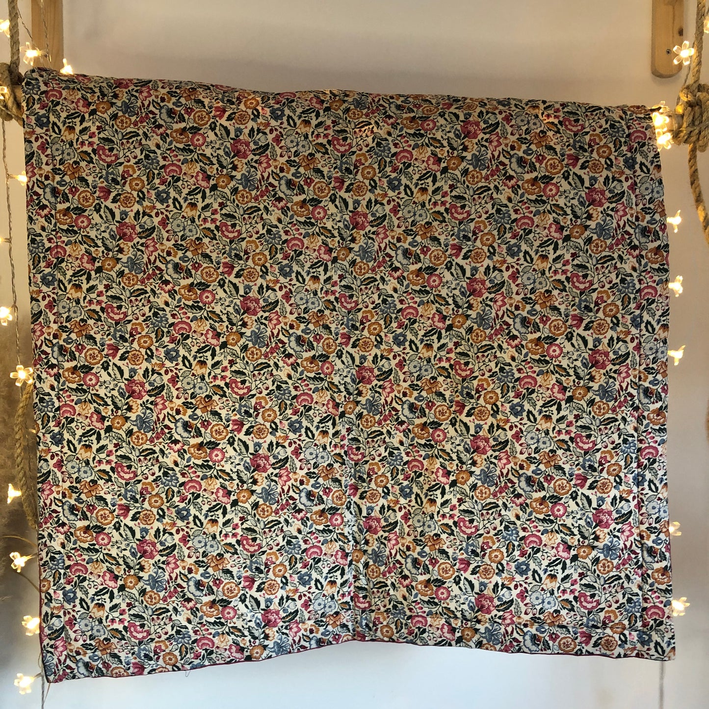 Vintage American child’s quilt wall hanging