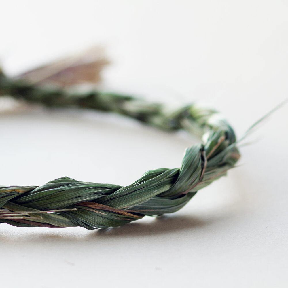 Hand gathered Sweetgrass Braid